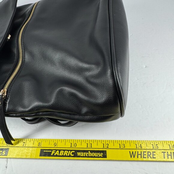 Bebe 3-Piece Bag Set Black with Gold Hardware – Crossbody, Backpack & Tot - Picture 11 of 16